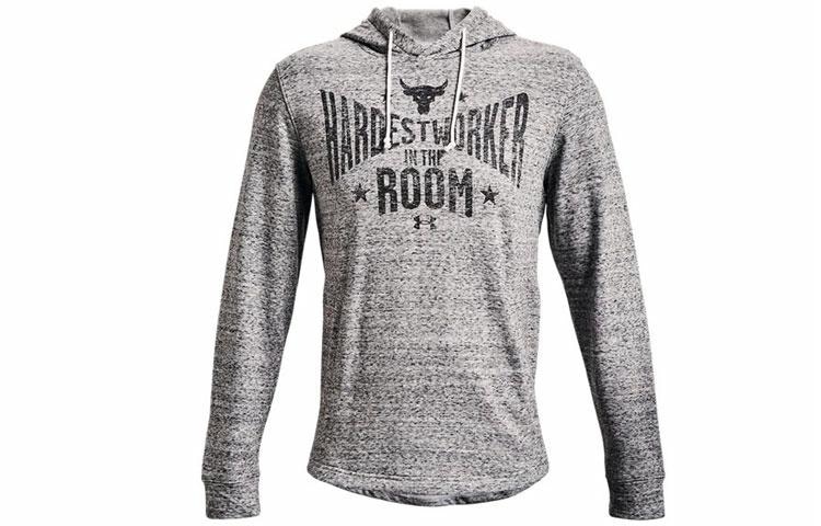 Under Armour Project Rock Hoodie White