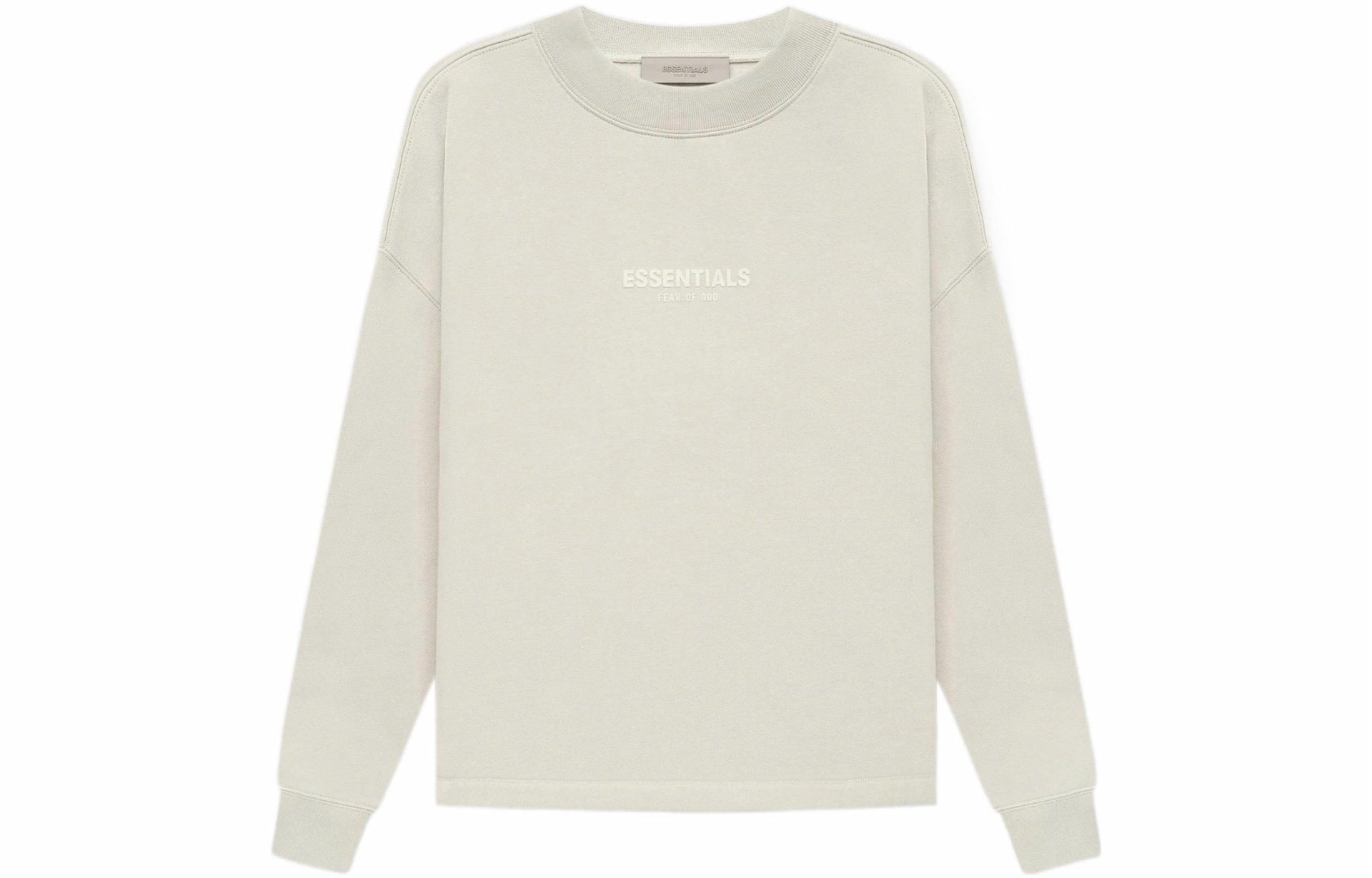 Fear of God Essentials SS22 Relaxed Crewneck Wheat Logo