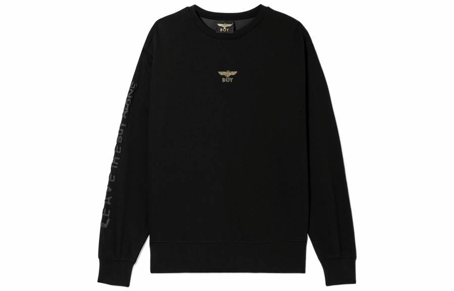 Boy London SS22 Logo Crewneck Sweatshirt Black