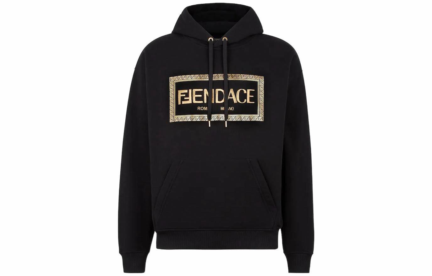 FENDI/芬迪 Fendi x Versace SS22 Hoodie Black
