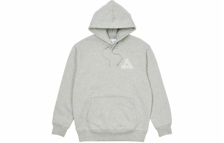 PALACE x Calvin Klein Tri-Ferg Hood Light Grey Marl Logo