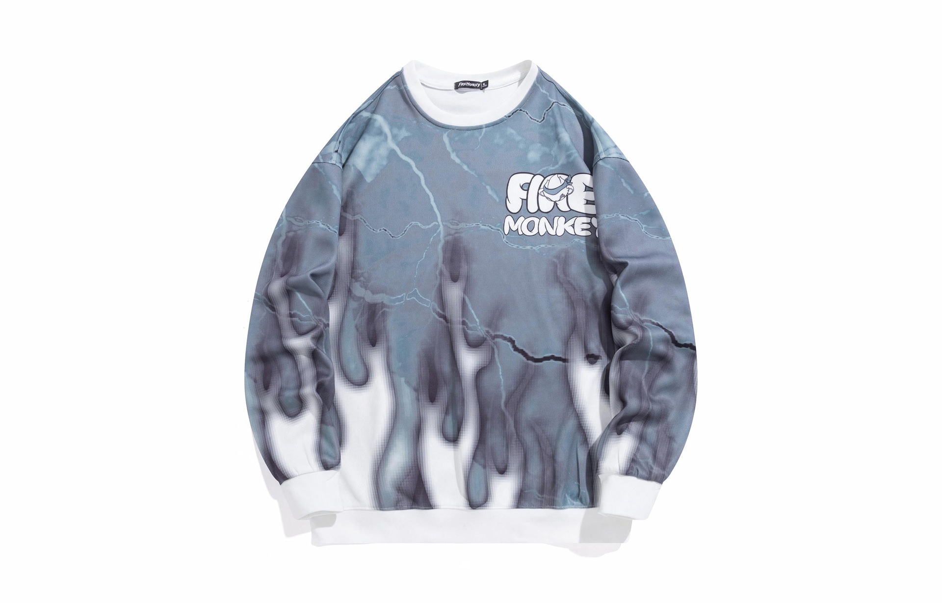 火猴/FireMonkey FireMonkey Cartoon Flame Sweatshirt