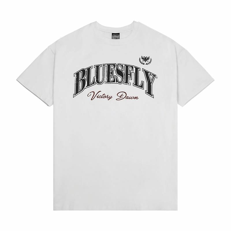 BLUESFLY Printed Sleeve-Cuff T-Shirt