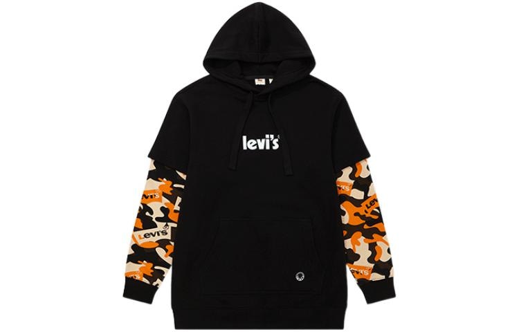 levi’s Levis FW22 Camo Hoodie Black