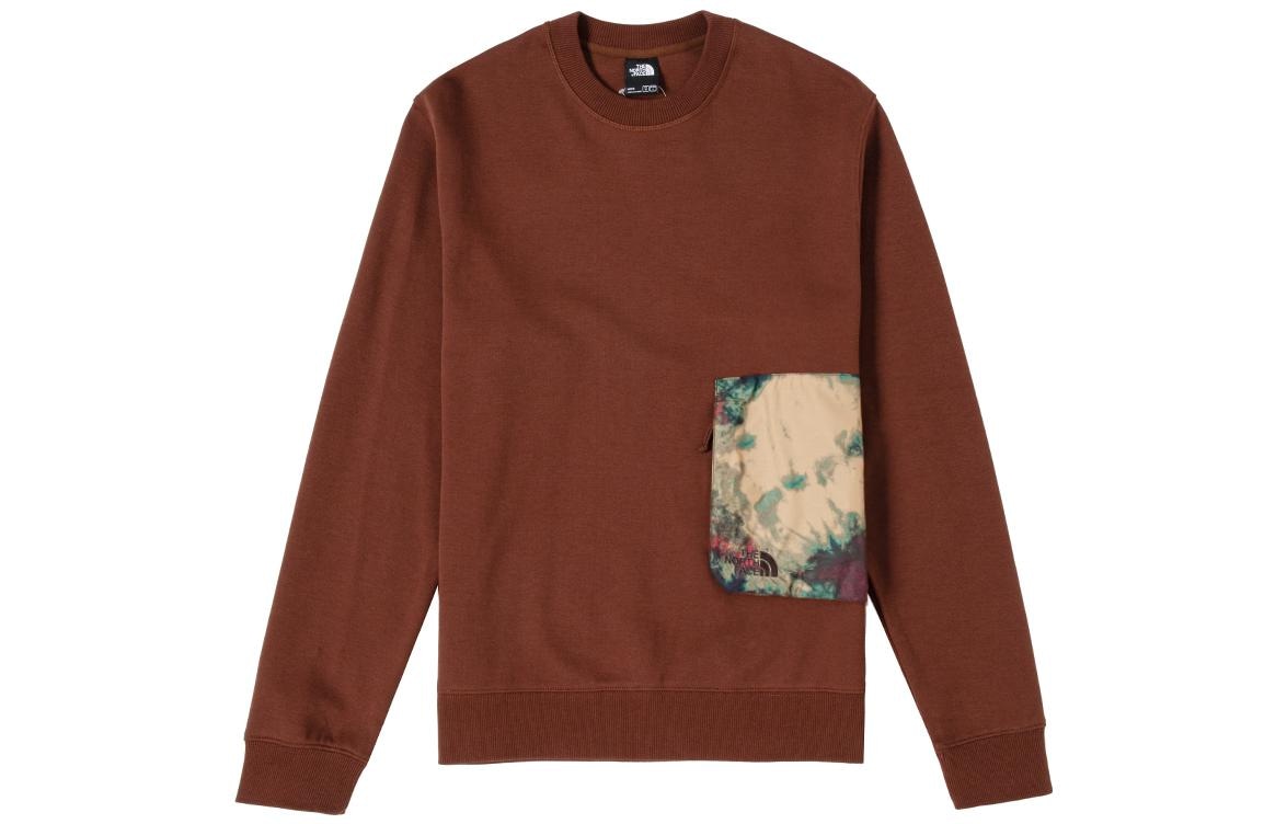 北面/THE NORTH FACE The North Face Logo Crewneck Sweatshirt Brown