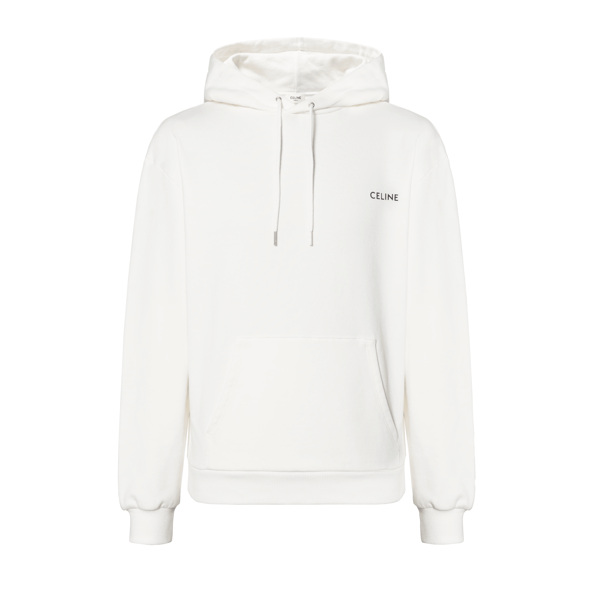CELINE FW22 Hoodie Fluorescent White