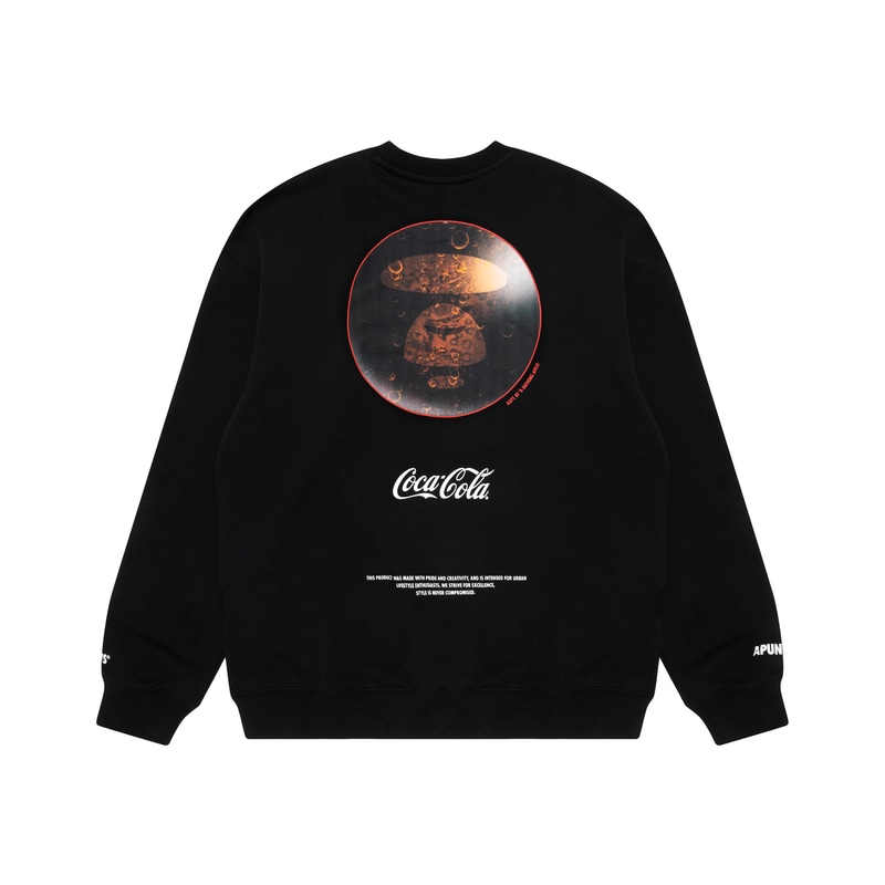 Aape x Coca-Cola FW22 Black Sweatshirt