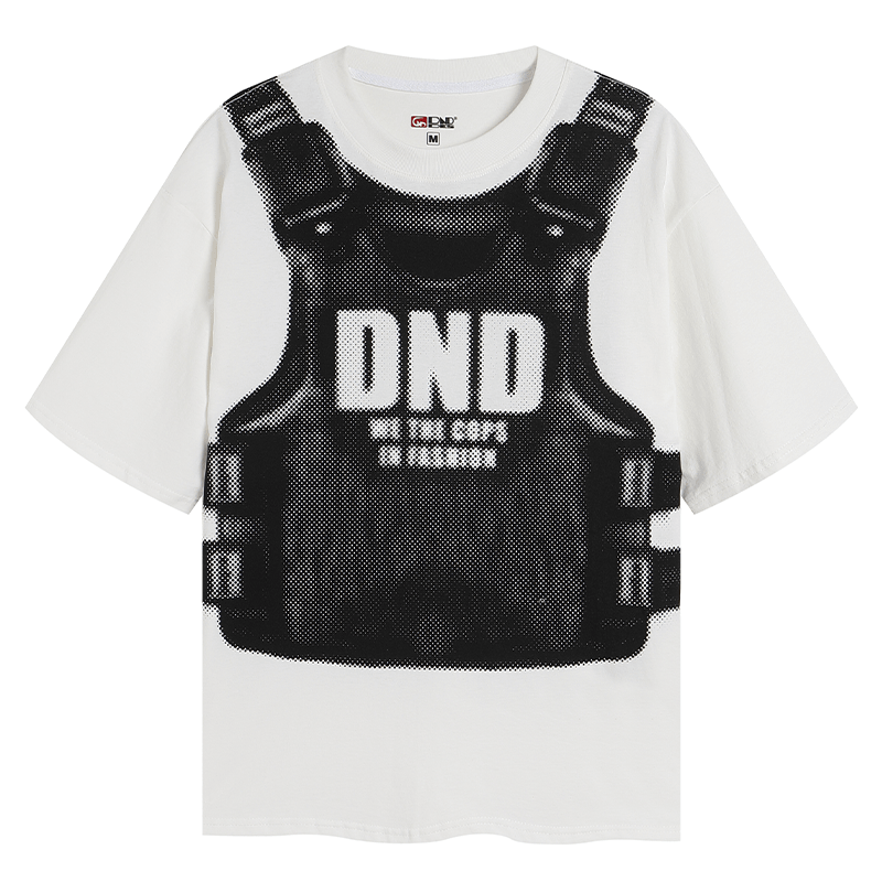DND4DES Bulletproof Vest T-Shirt White