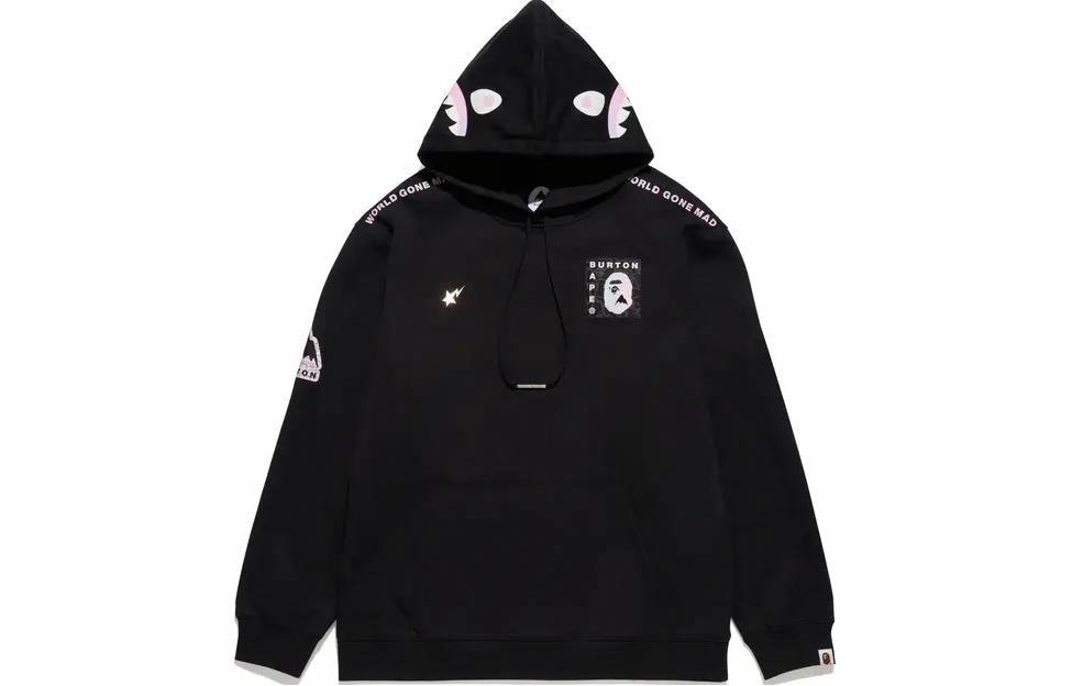 A BATHING APE x BURTON Shark Mouth Hoodie