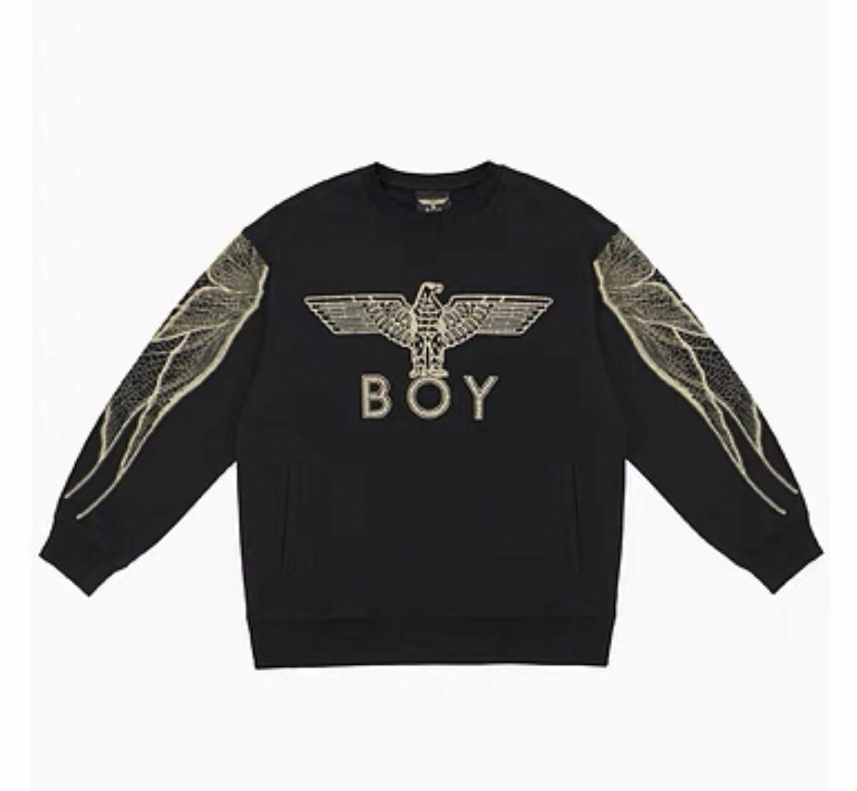 Boy London Eagle Embroidered Crewneck Sweater