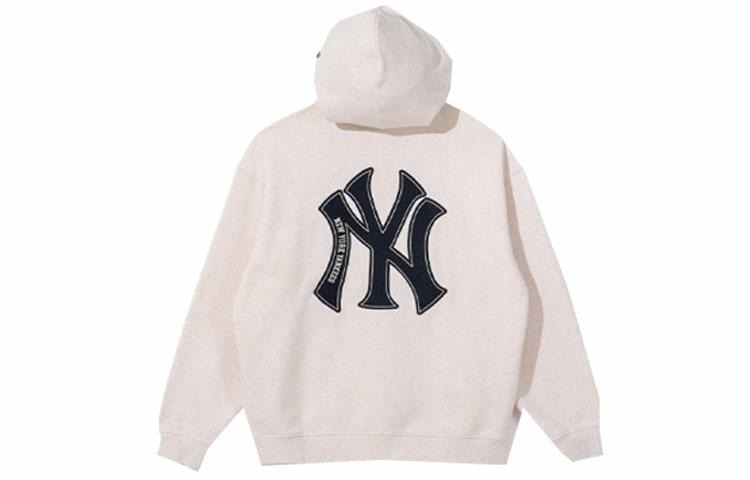 New Era x MLB Yankees Oatmeal Hoodie