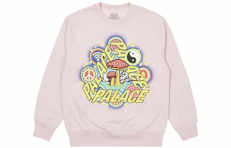 PALACE FW22 Logo Crewneck Pink
