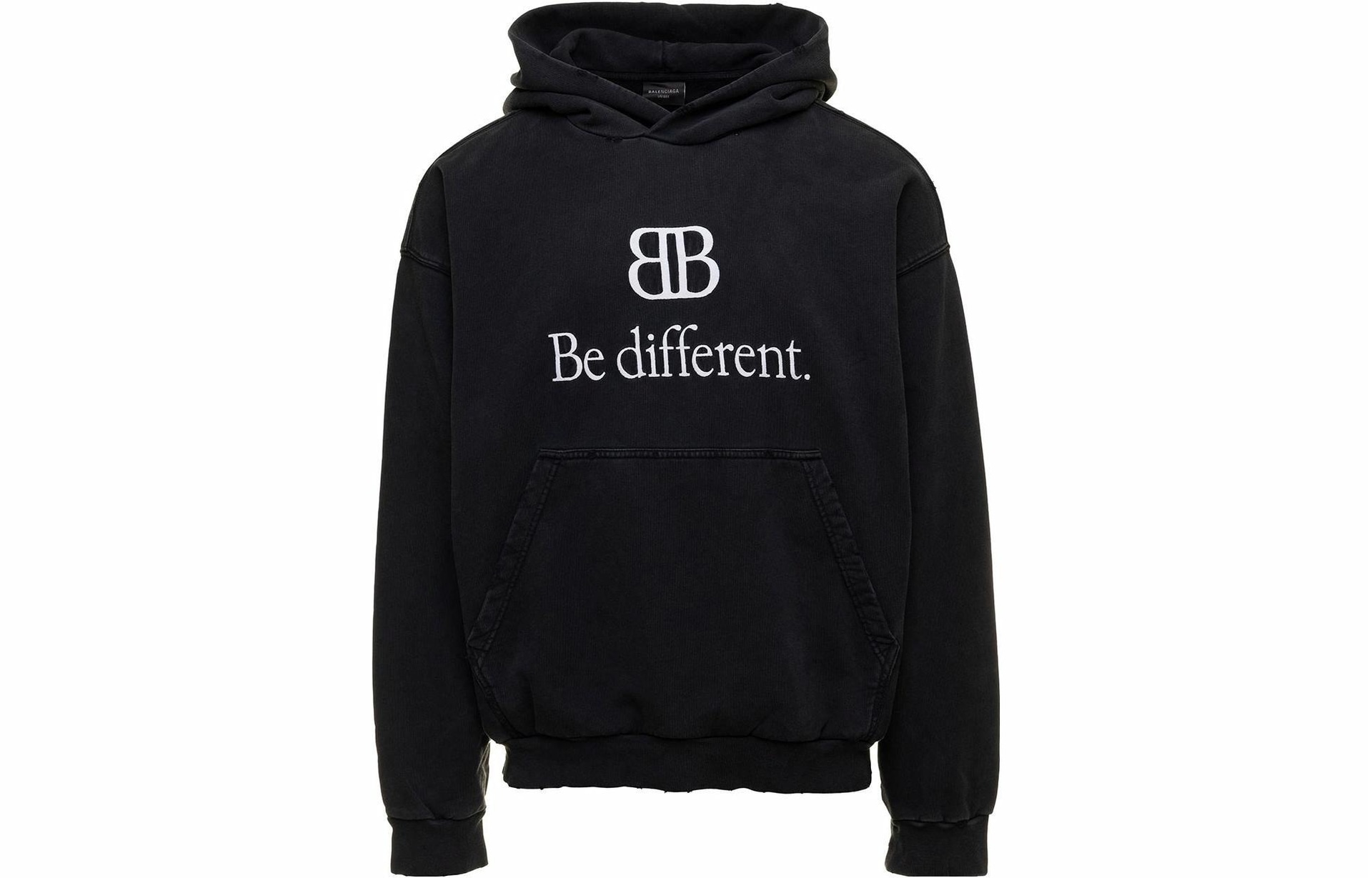 Balenciaga FW22 Be Different Hoodie Black