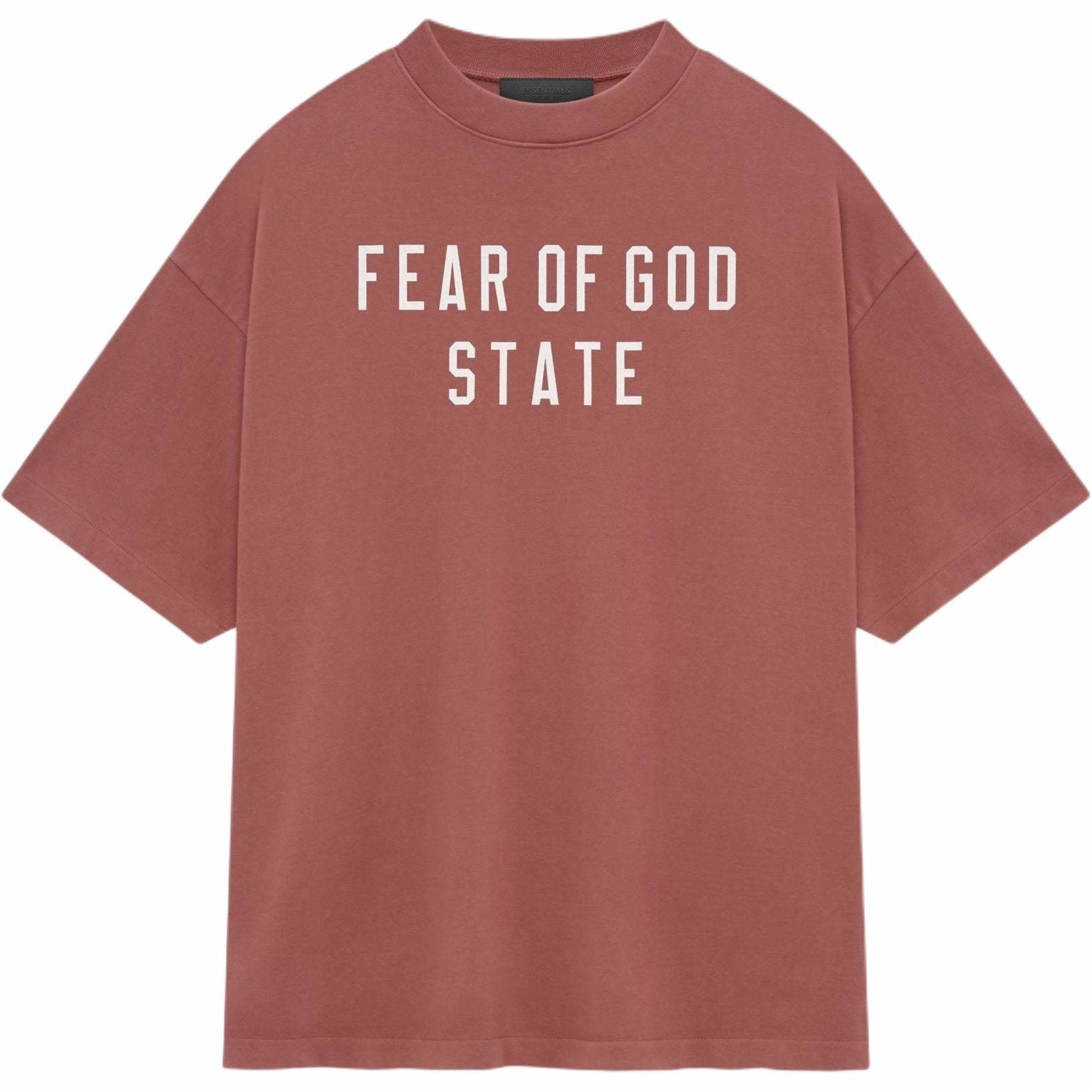 Fear of God Essentials Heavy Crewneck Crimson