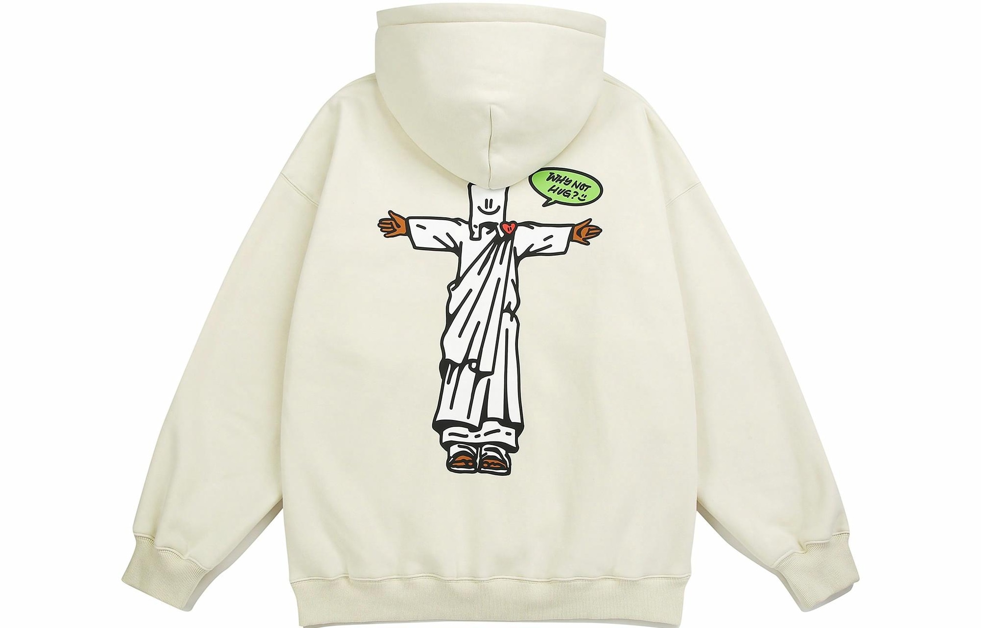 Guuka x AGAHO Hoodie Milk White
