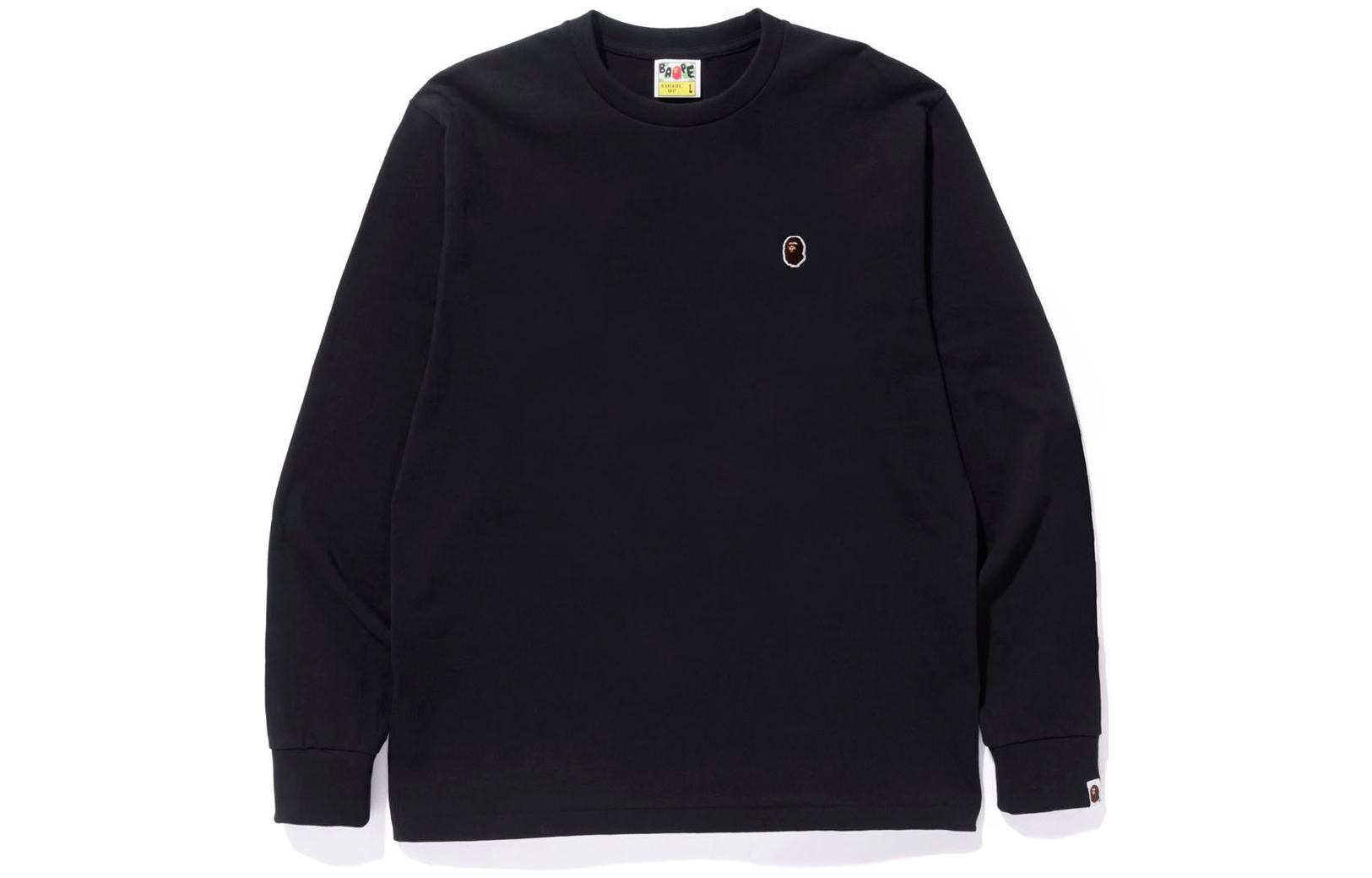 A BATHING APE BAPE Ape Head One Point L/s Tee
