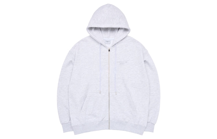 acme de la vie ADLV SS23 Zip-Up Hoodie Grey
