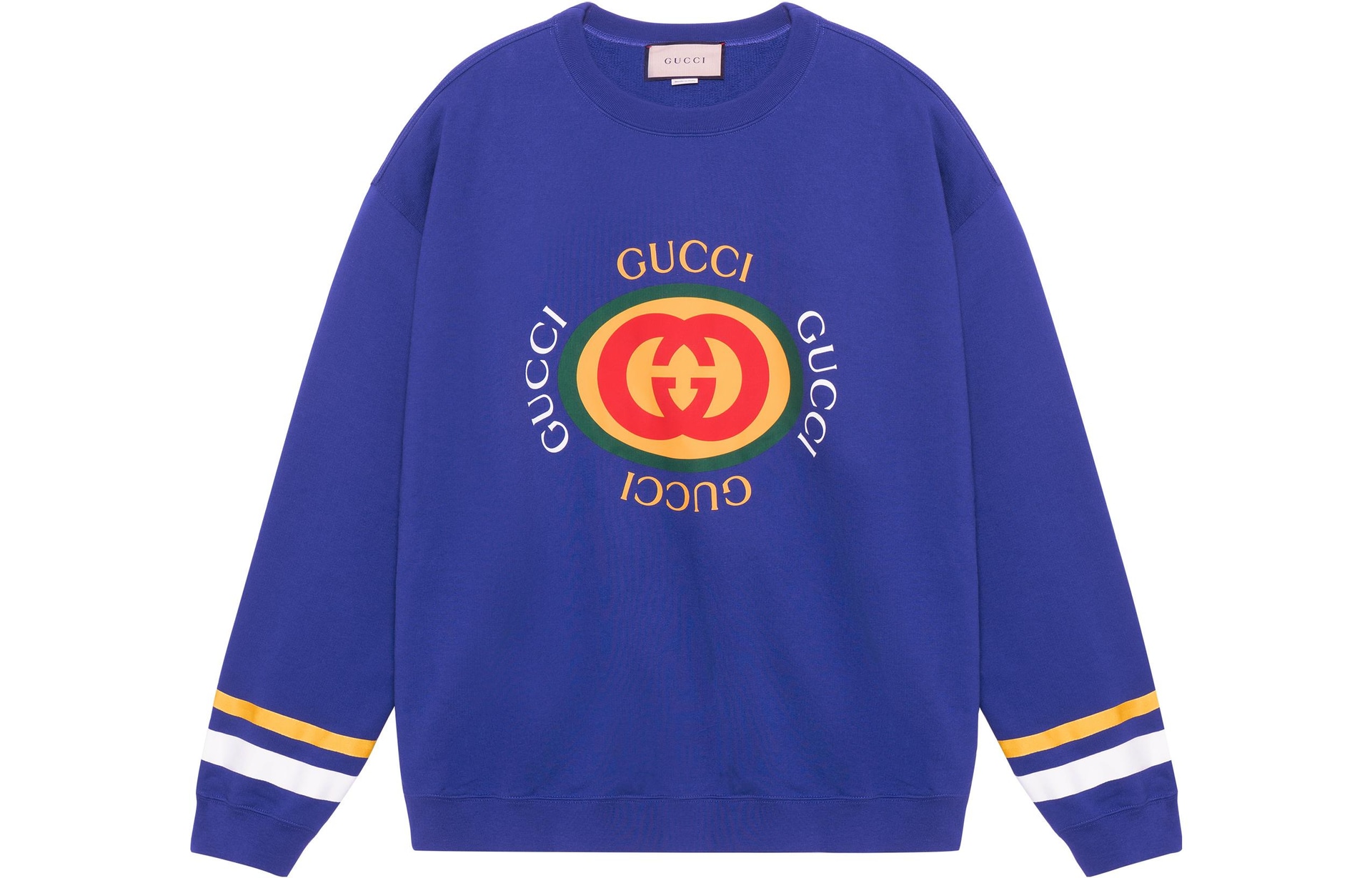 GUCCI/古驰 GUCCI SS23 Logo Sweatshirt Blue