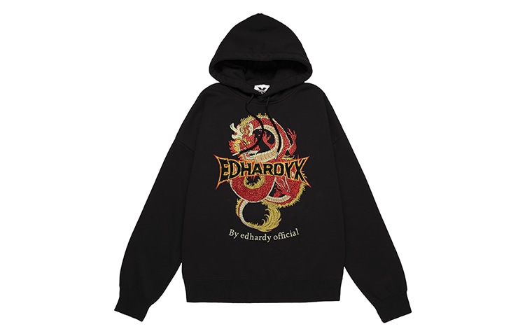 ED HARDY X ED HARDY Dragon Logo Hoodie