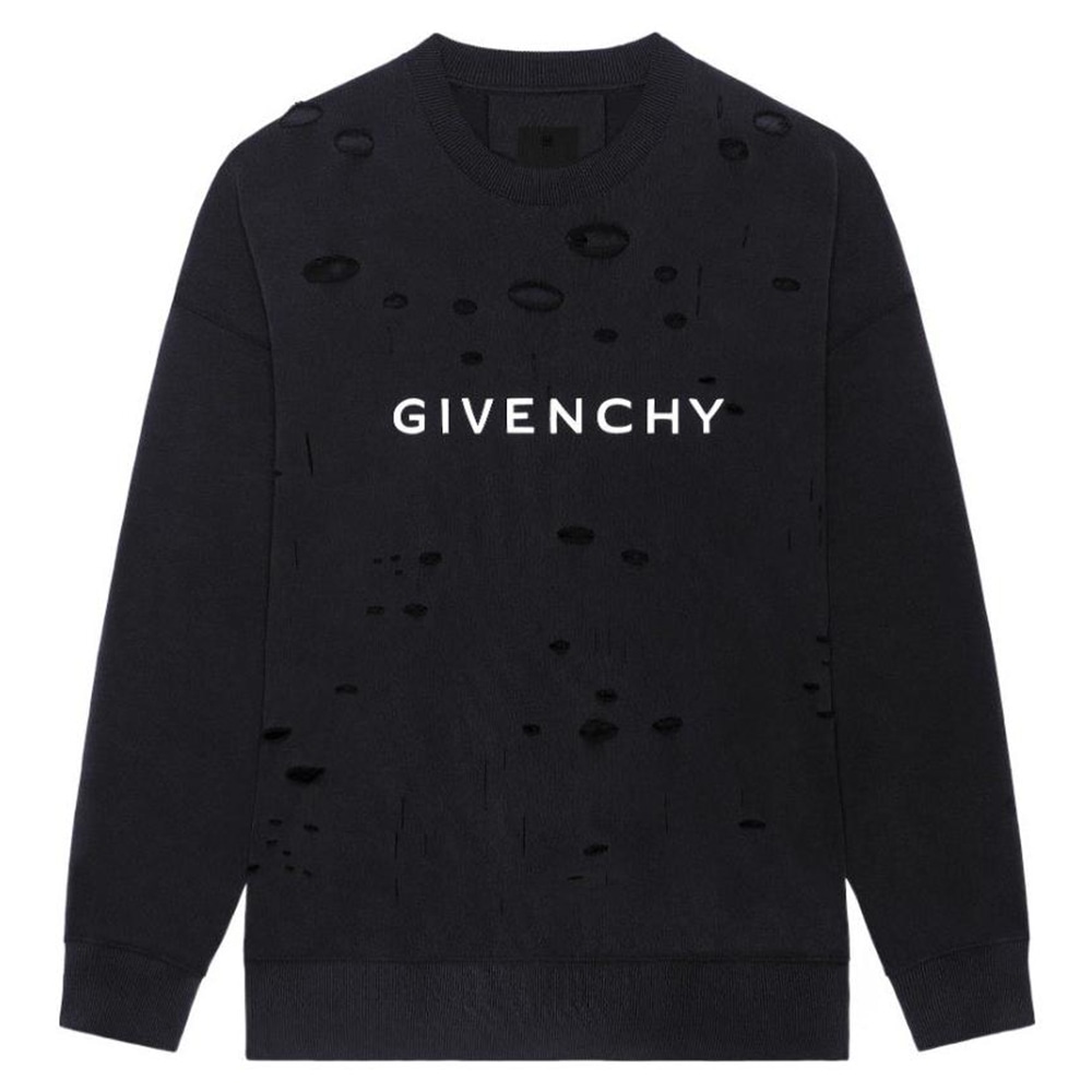 Givenchy/纪梵希 Givenchy SS23 Logo Print Sweatshirt Black