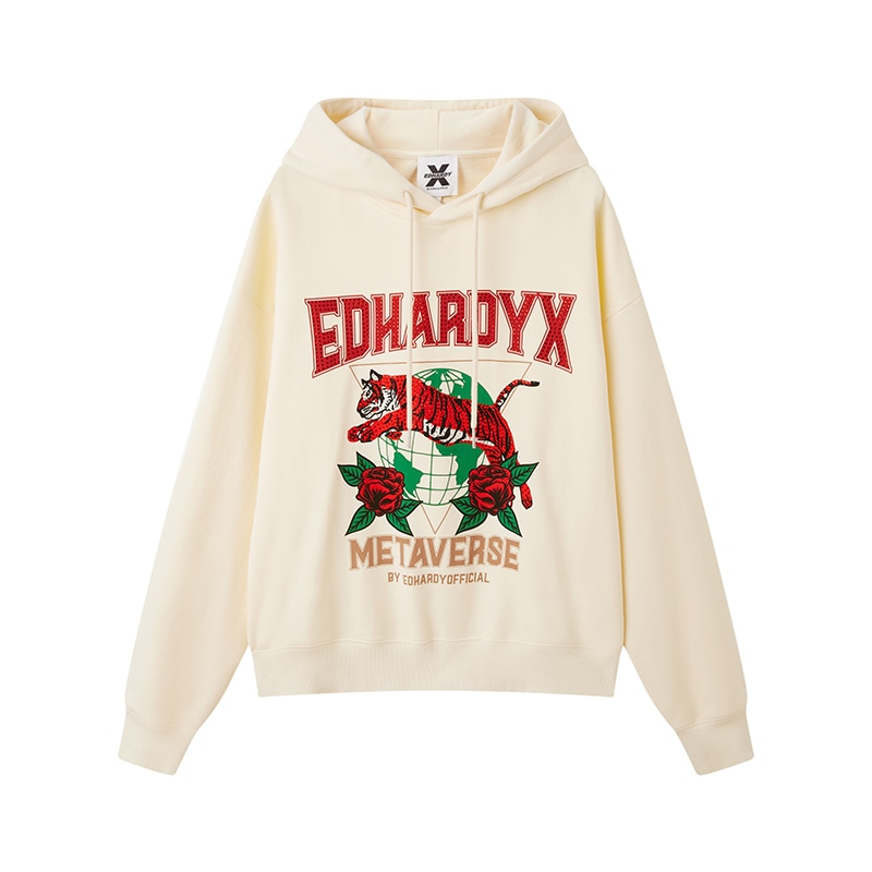 ED HARDY X Ed Hardy Logo Print Hoodie