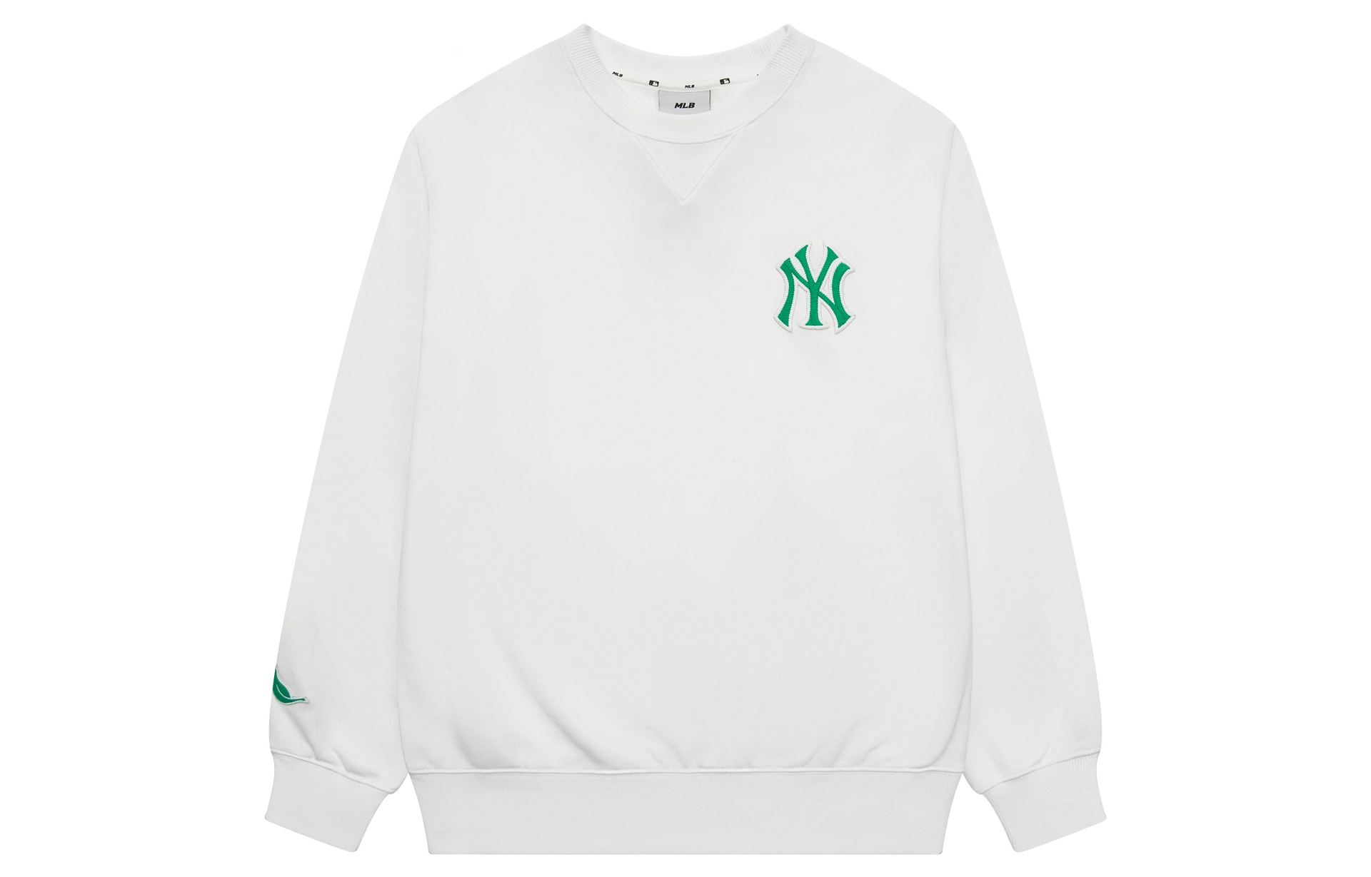 MLB New York Yankees Logo Crewneck Sweatshirt White
