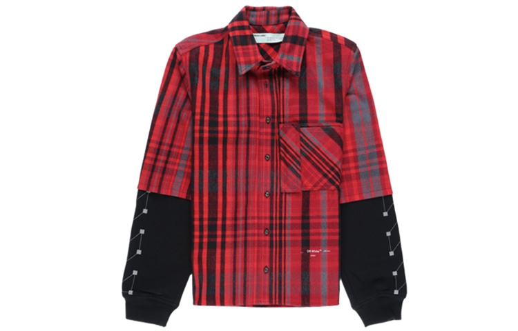 OFF-WHITE FW19 Jersey Sleeve Shirt