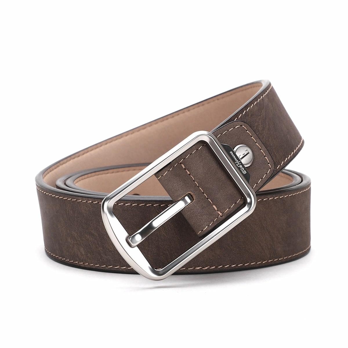 ELLE HOMME Belt Gift Set Light Brown