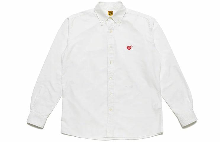 HUMAN MADE SS21 Heart Embroidery Button Shirt