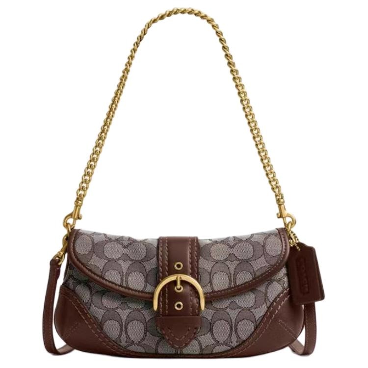 COACH/蔻驰 COACH Soho Flap Brown