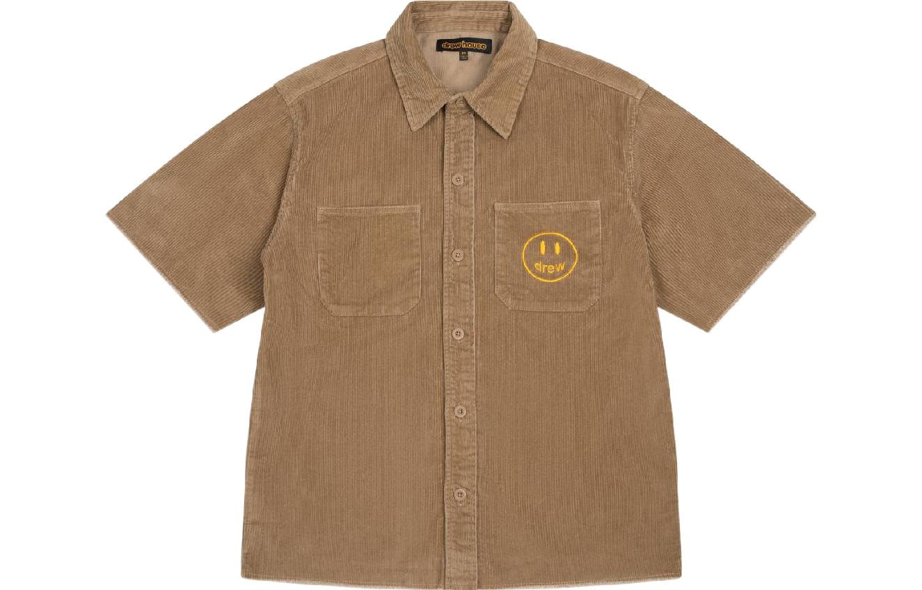 Drew House Corduroy SS Shirt Coffee Brown