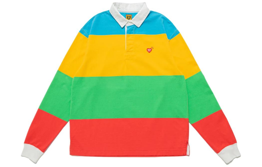 HUMAN MADE Multi Stripe Rugby Shirt
