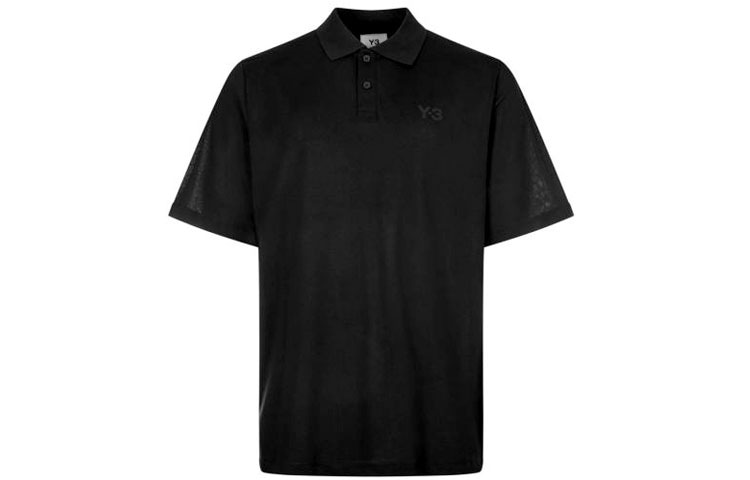 Y-3 Polo Shirt Black