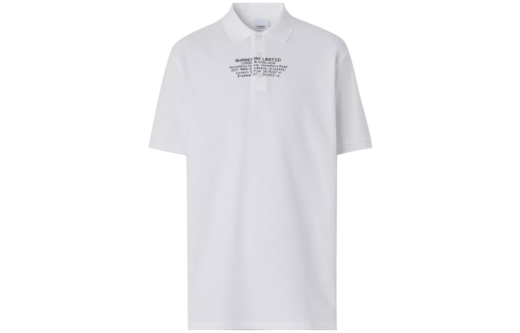 Burberry Polo Shirt White