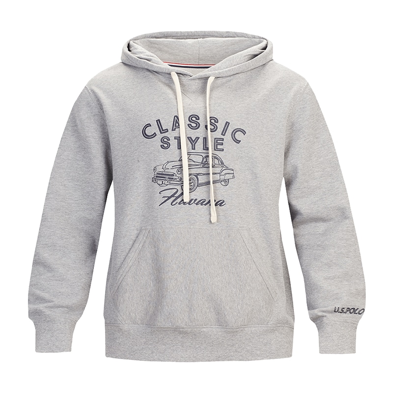 Худи U.S. Polo Assn. Hoodie Light Grey