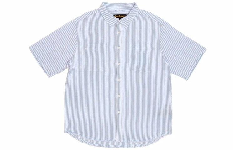 Drew House logo Seersucker Ss Shirt
