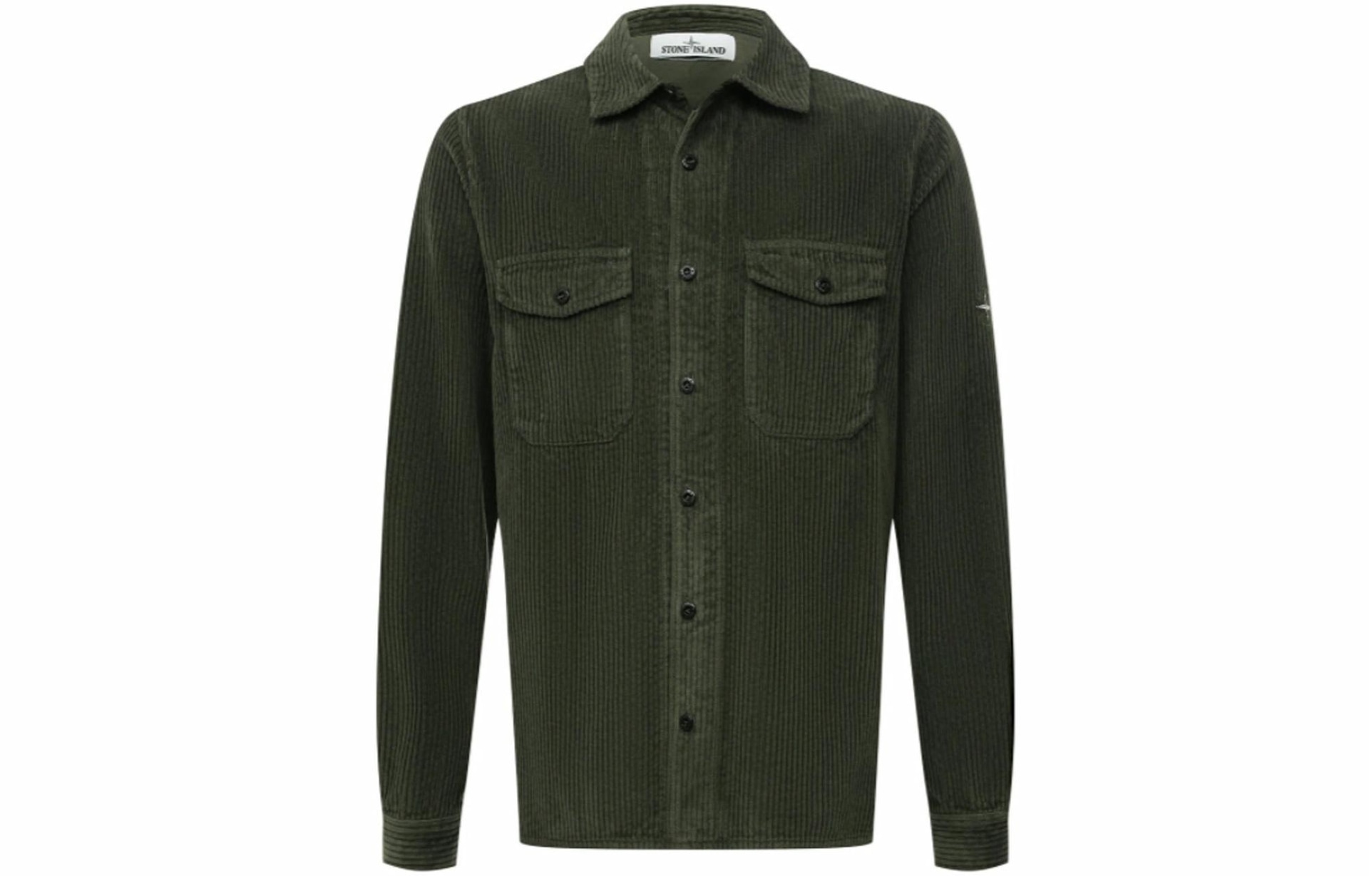 Stone Island FW21 Military Green Shirt