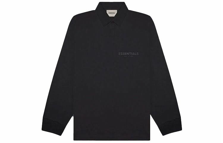 Fear of God Essentials Long Sleeve Polo Black