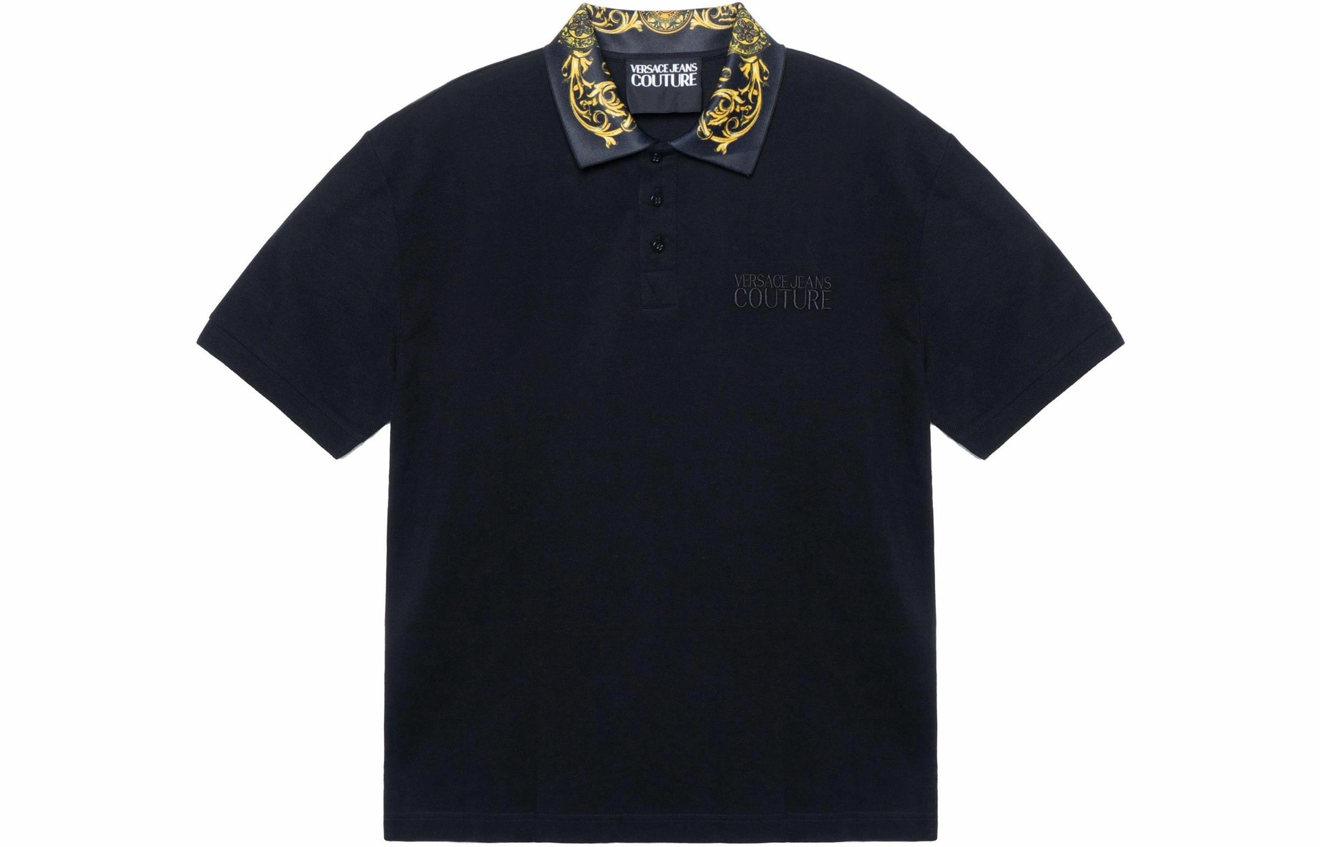 Versace Jeans Couture SS21 Black Polo