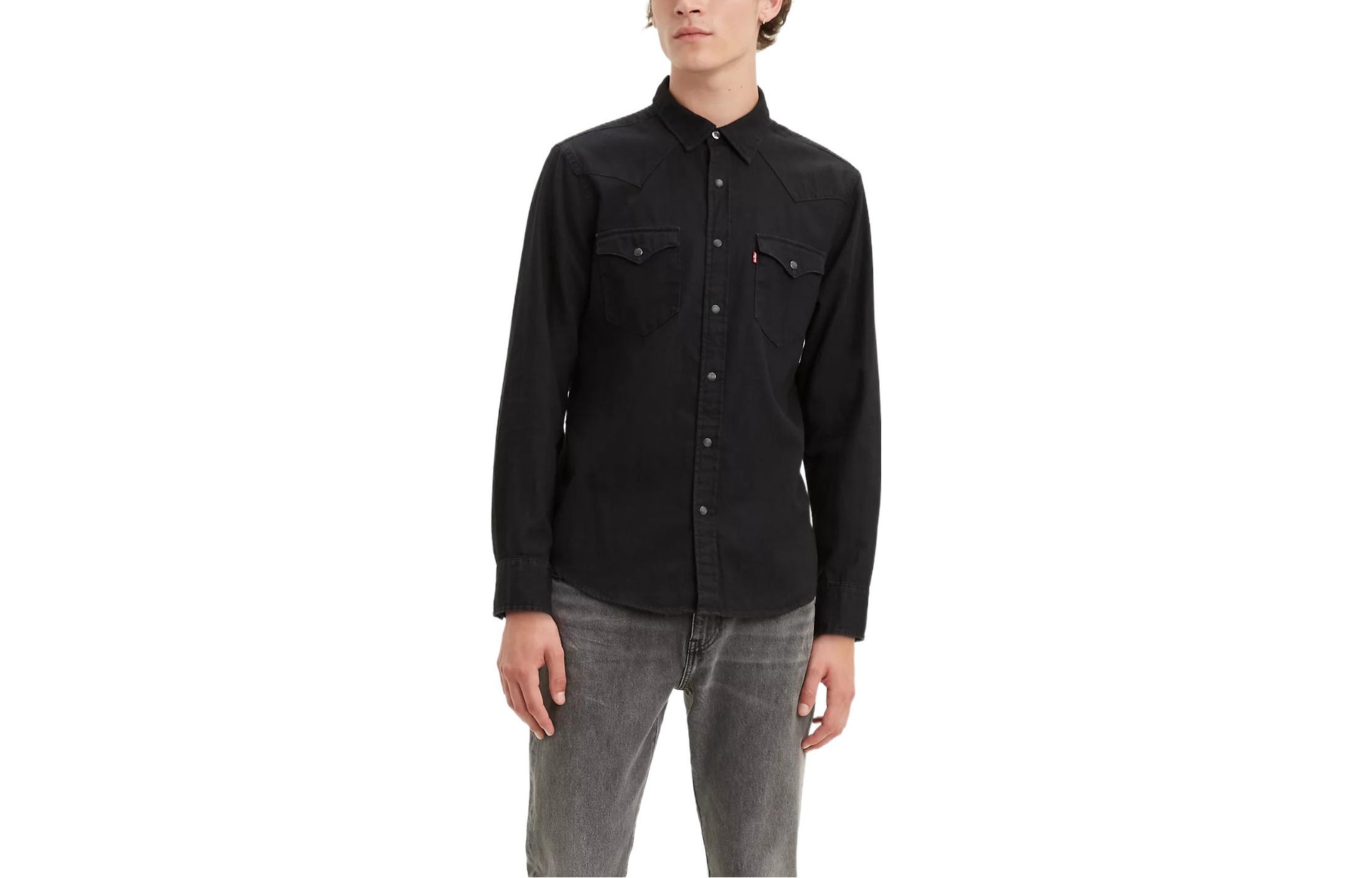 levi’s Levis Logo Long Sleeve Shirt Black