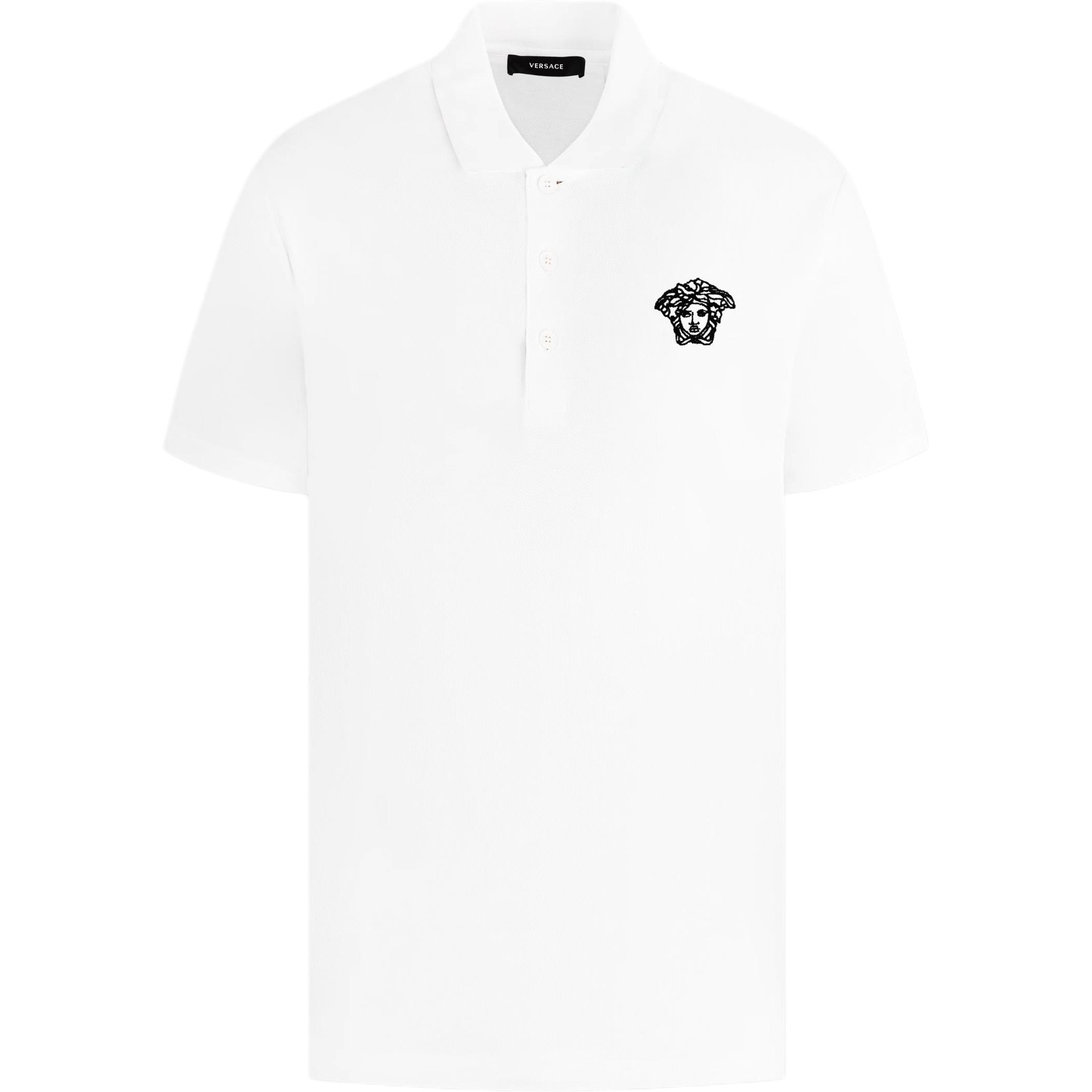 VERSACE/范思哲 Versace SS23 Logo Polo White
