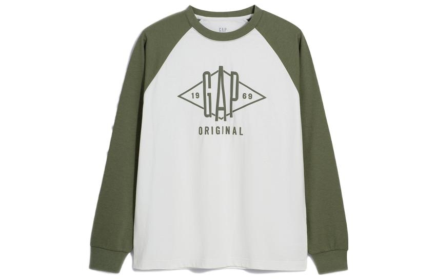 GAP Crewneck Sweatshirt White Green
