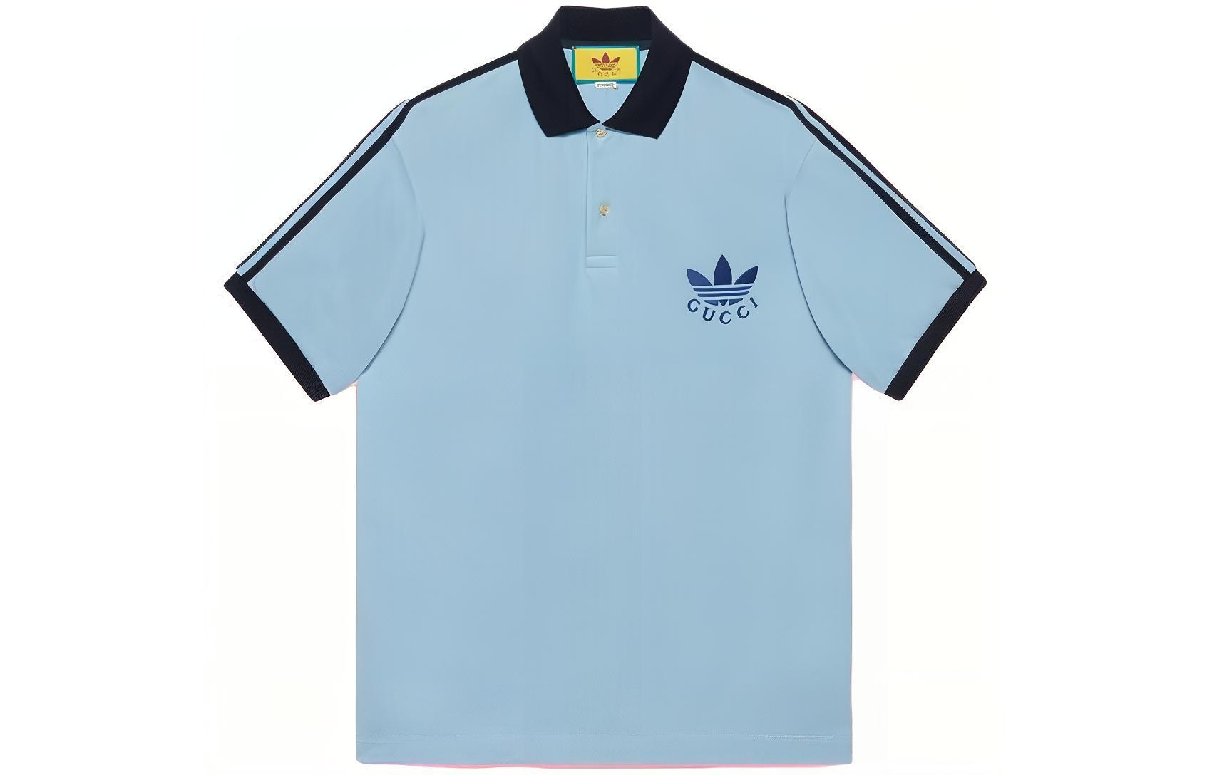 GUCCI/古驰 Gucci x adidas Originals SS23 Polo Blue