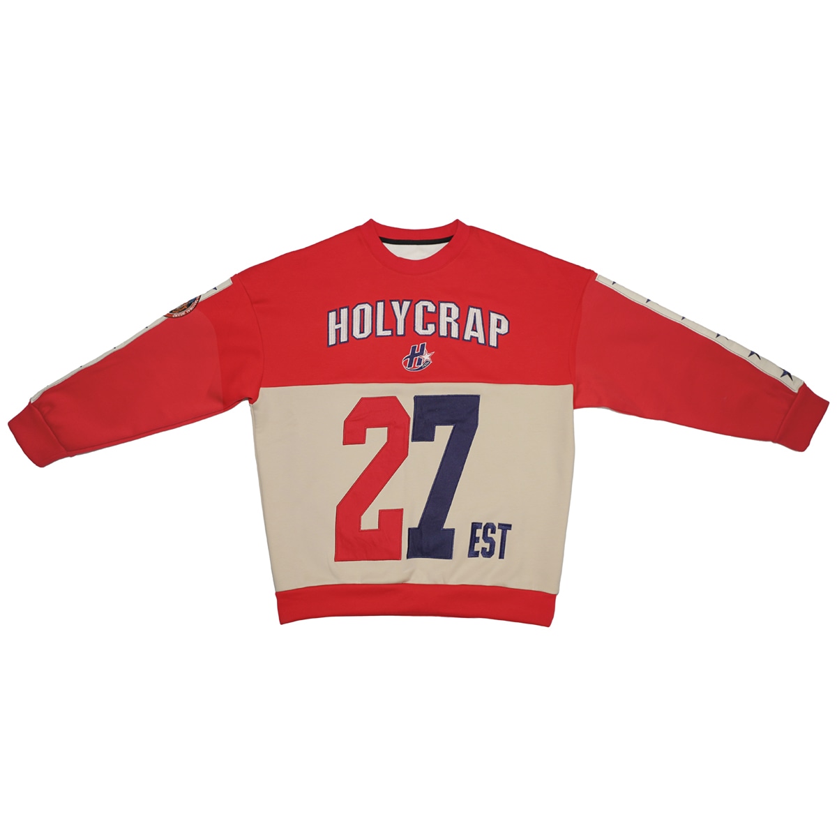 Holycrap Retro Embroidered Sweatshirt