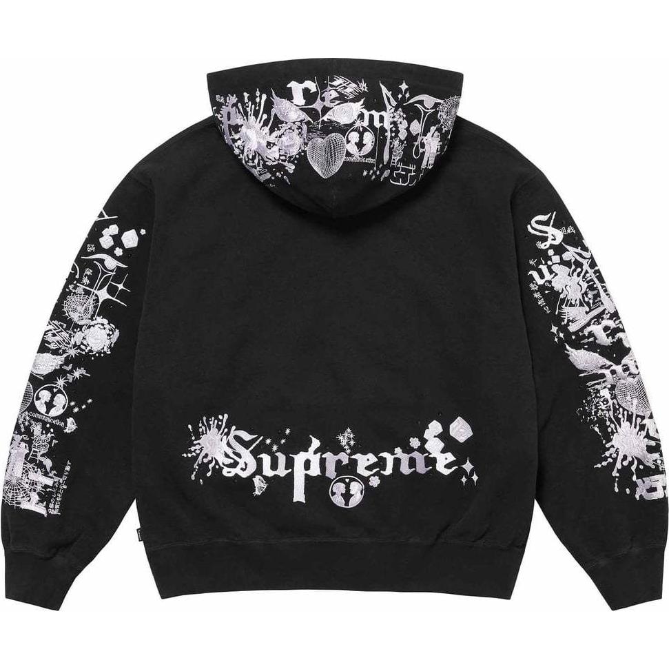 Supreme AOI Zip Up Hooded Sweatshirt