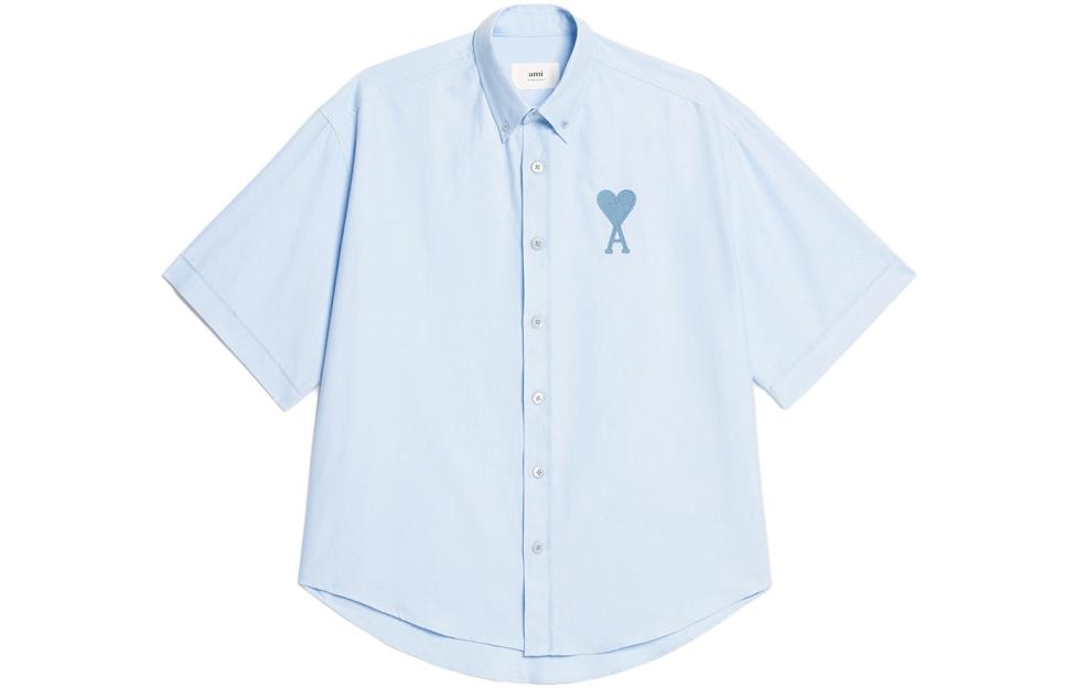 AMIPARIS Sky Blue Short Sleeve Shirt