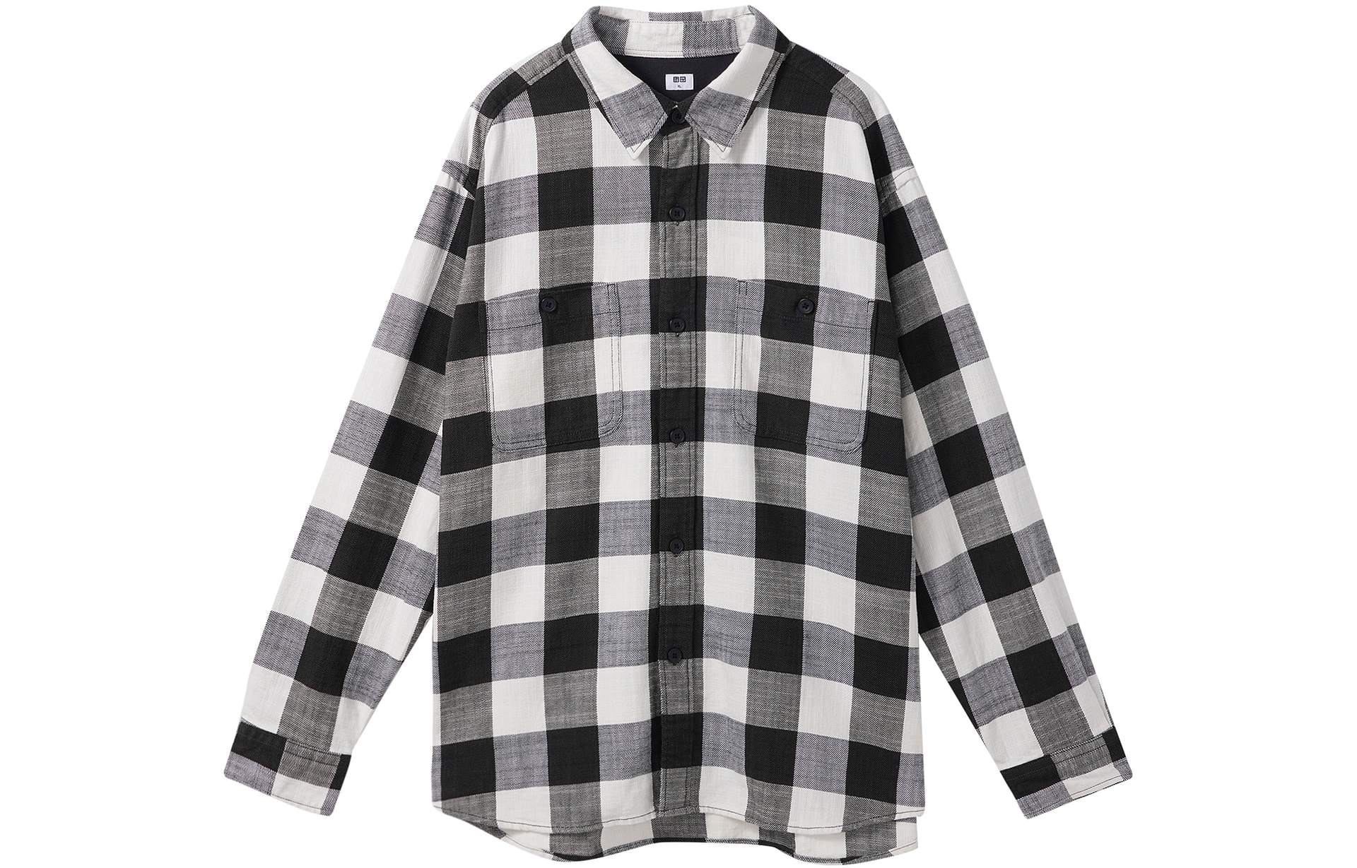 UNIQLO/优衣库 UNIQLO Plaid Print Colorblock Shirt