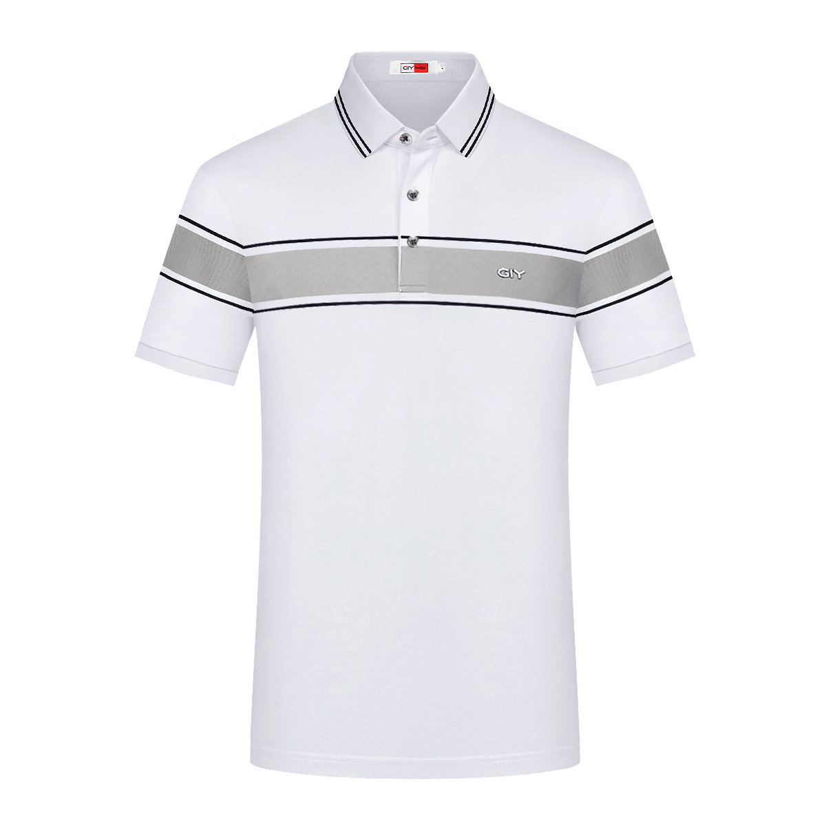 GY goldlion Goldlion Polo Shirt White