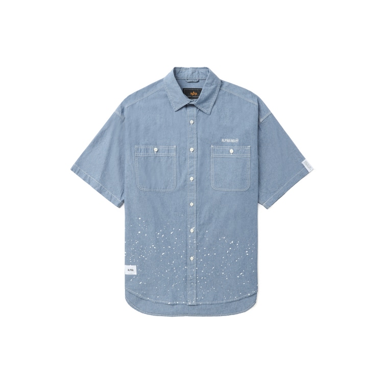 Alpha Industries SS24 Blue Shirt