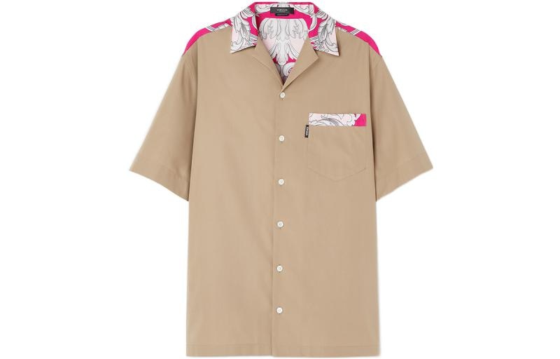 VERSACE/范思哲 Versace SS22 Baroque Patchwork Shirt